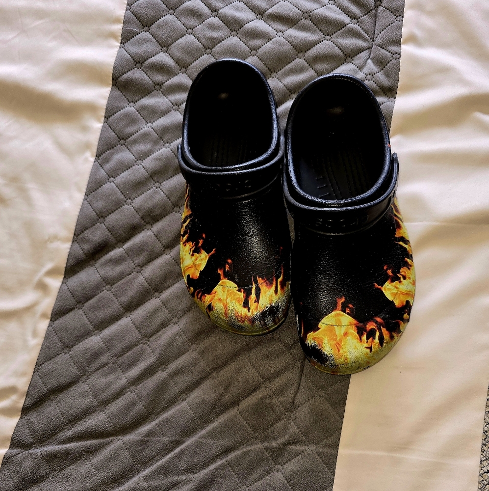 Adult Flaming Crocks.